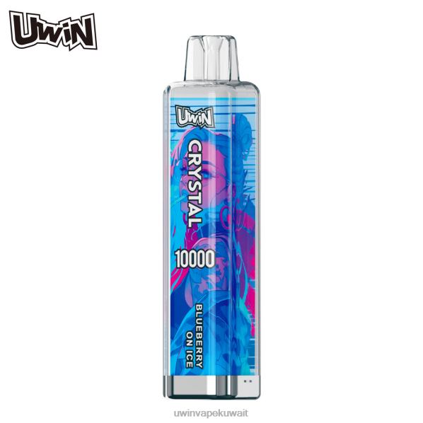 Uwin Vape النفثات - UWIN CRYSTAL 10000 سيجارة للاستعمال مرة واحدة توت على الجليد H62X64