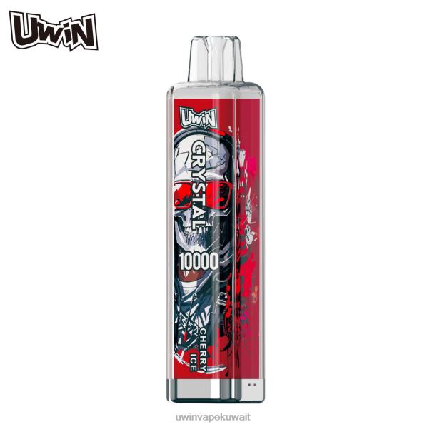 Uwin Vape الاستعمال مرة واحدة - UWIN CRYSTAL 10000 سيجارة للاستعمال مرة واحدة جليد الكرز H62X66