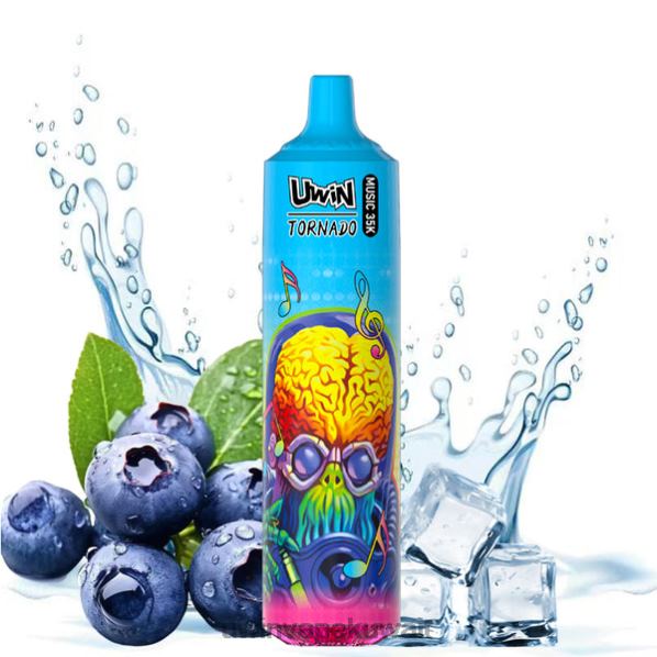 Uwin Vape Kuwait - UWIN CRYSTAL 35 ألف سيجارة يمكن التخلص منها توت على الجليد H62X619
