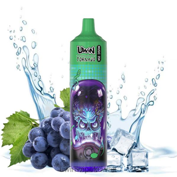 Uwin Vape الطلب - UWIN CRYSTAL 35 ألف سيجارة يمكن التخلص منها جليد العنب H62X617