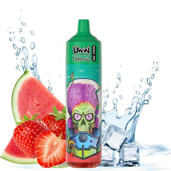 Uwin Vape الاستعمال مرة واحدة - UWIN CRYSTAL 35 ألف سيجارة يمكن التخلص منها الفراولة والبطيخ H62X618